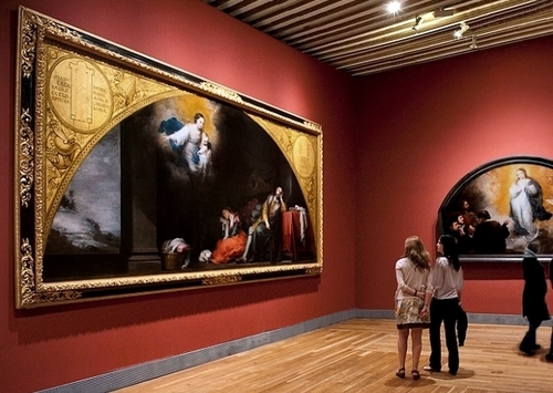 El sueño del patricio, obra de Bartolomé Esteban Murillo, que se conserva en el Museo del Prado, y en la cual se recrea el anuncio de la Virgen a Juan Patricio y su esposa del milagro que ha producirse.