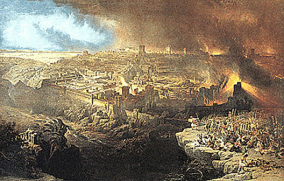 Destrucción de Jerusalén por los romanos.